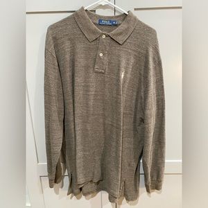 Men’s polo long sleeve shirt. Size xl